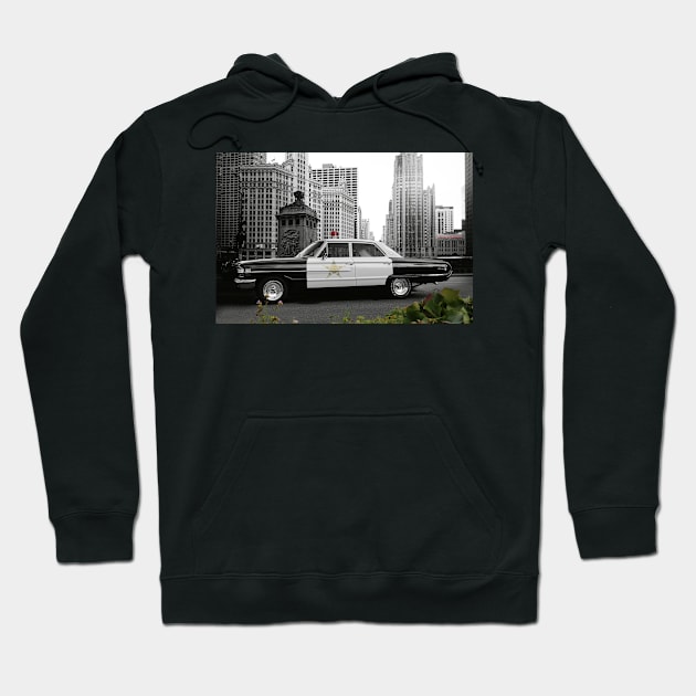 1964, Ford Galaxie 500 - Sin City Hoodie by hottehue